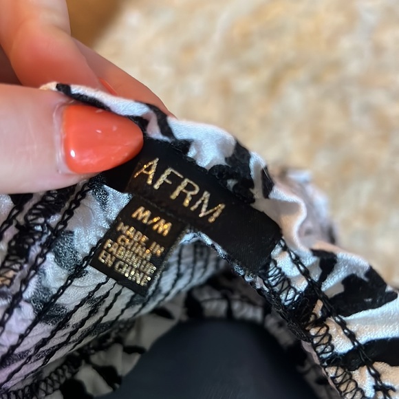 AFRM-Zebra Dress - Picture 2 of 3